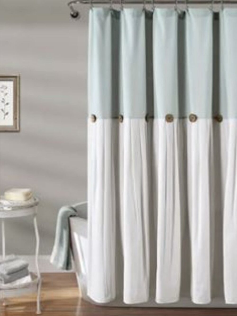 New Linen shower curtain
